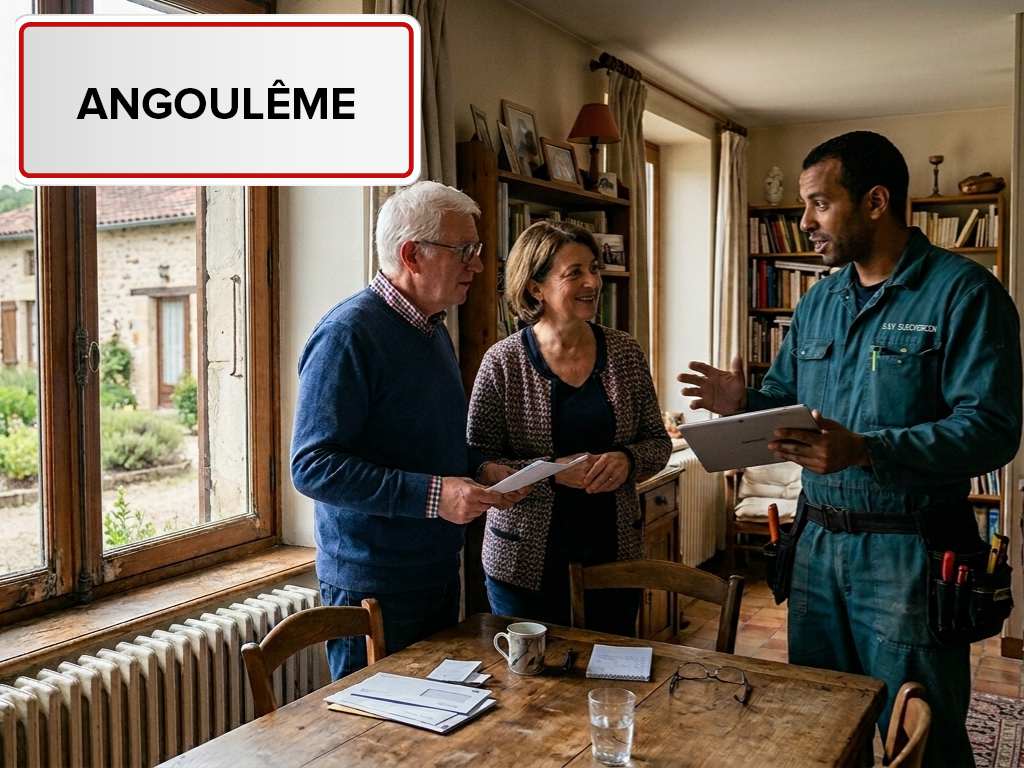 Installation de pompe à chaleur à Angoulême (16000) en Charente
