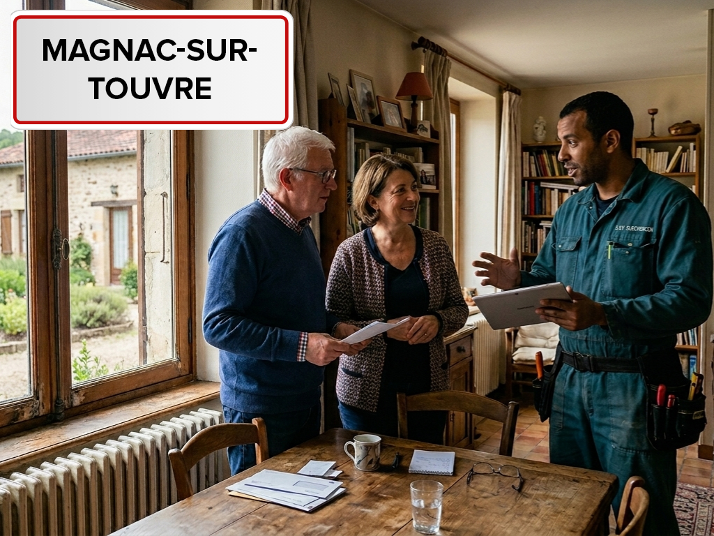 Installation de pompe à chaleur à Magnac-sur-Touvre (16600) en Charente