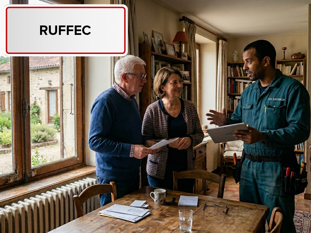 Installation de pompe à chaleur à Ruffec (16700) en Charente
